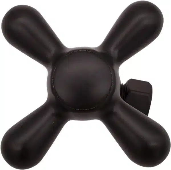 1/4-Turn Cross Handle Angle Stop Shut Off Valve, 1/2" IPS x 3/8" OD - Image 3