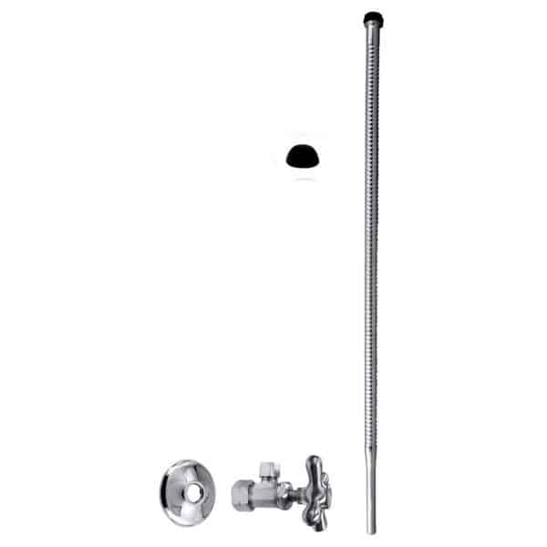 Corrugated Supply Kit with Cross Handle, 5/8" OD x 3/8" OD x 20"