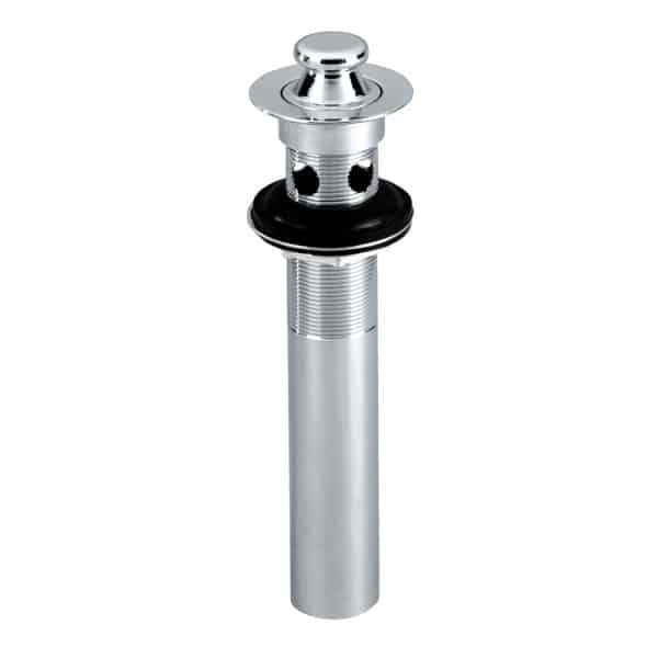 Lift & Turn Lavatory Drain with Overflow Holes - Exposed