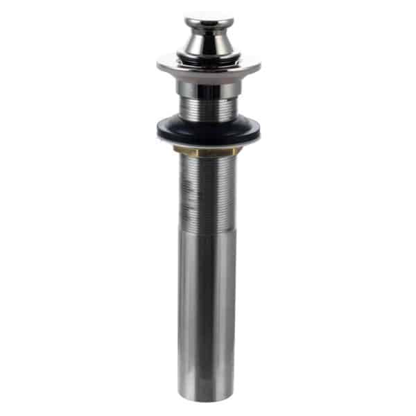 Lift & Turn Lavatory Drain without Overflow Holes - Exposed