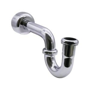 1-1/2" OD 17 Gauge P-Trap with High Box Flange