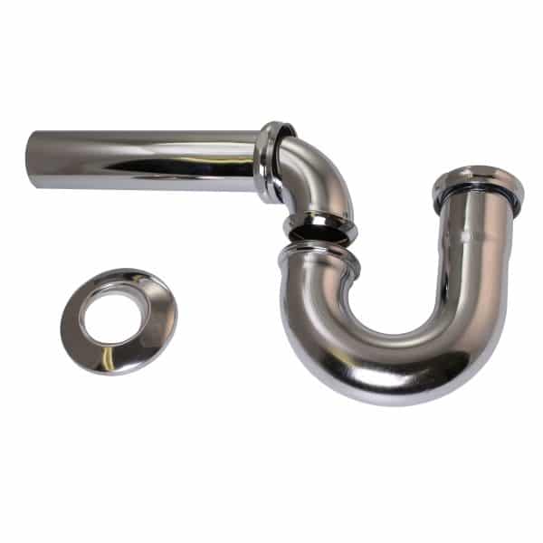 1-1/2 in. Tubular Ground Joint P-Trap with Bell Flange