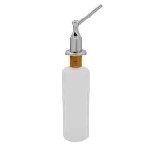 Kitchen Sink Deck Mounted Liquid Soap/Hand Sanitizer Dispenser with Refillable 12 oz Bottle