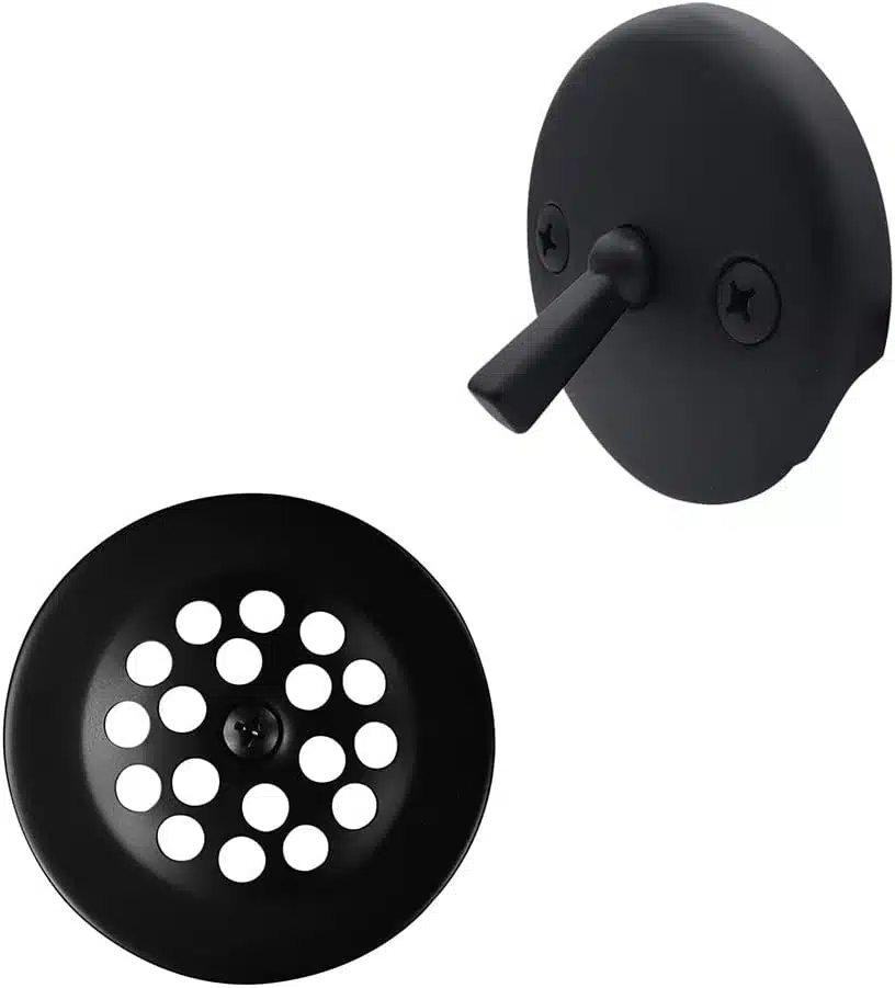 14" Bath Waste & Overflow Assembly with Trip Lever and Beehive Strainer Drain - Image 5