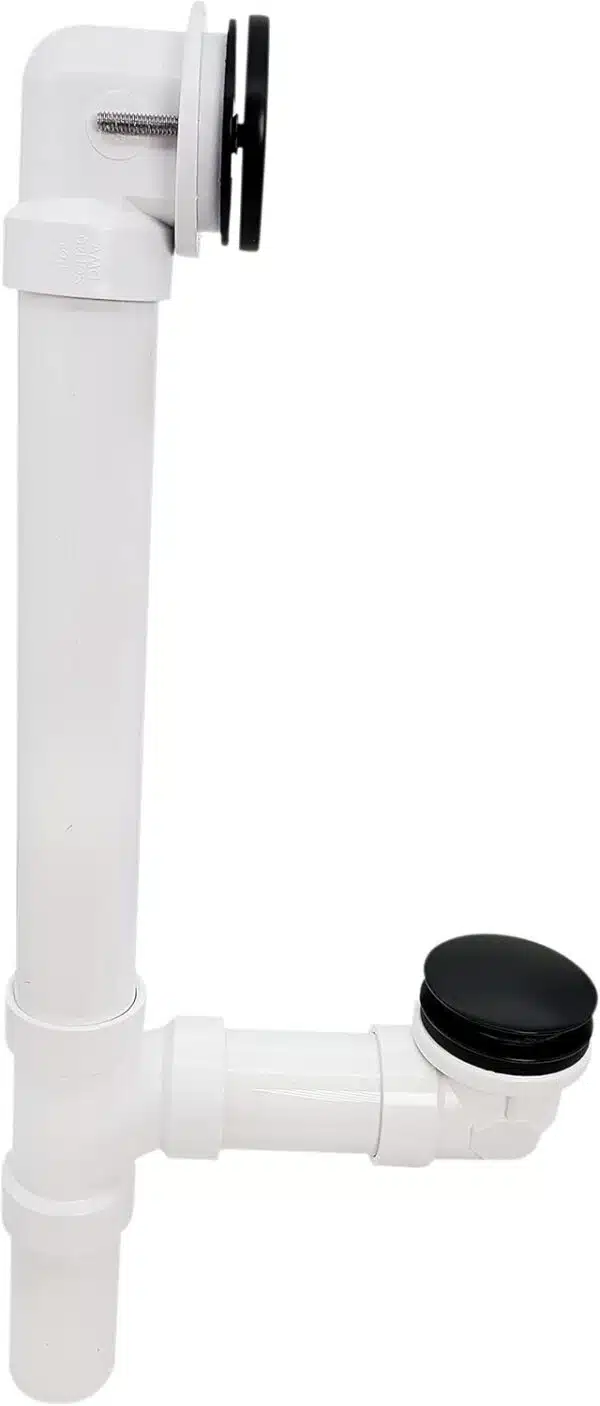 12″ & 4″ Bath Waste & Overflow Assembly with Tip-Toe Drain