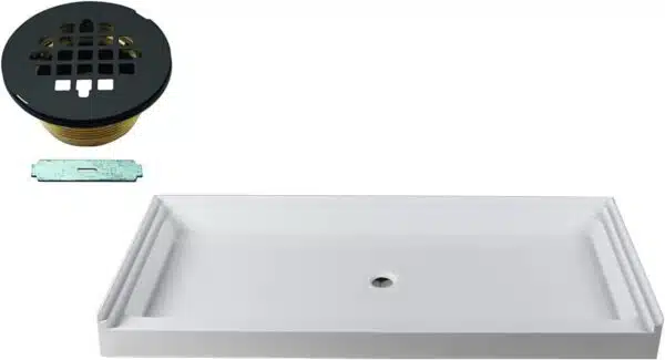 72” X 36” 3-Wall Shower Pan (Pan Only) - Image 5