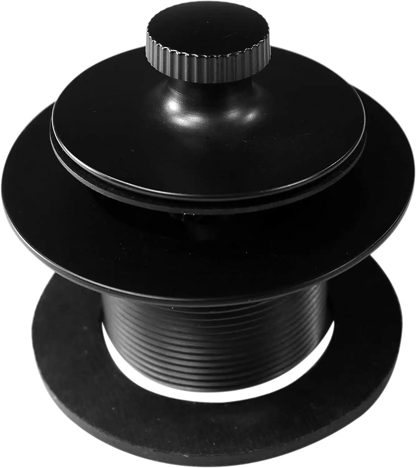 Fine Thread Twist & Close Bathtub Drain Trim with One-Hole Overflow Faceplate - Image 2
