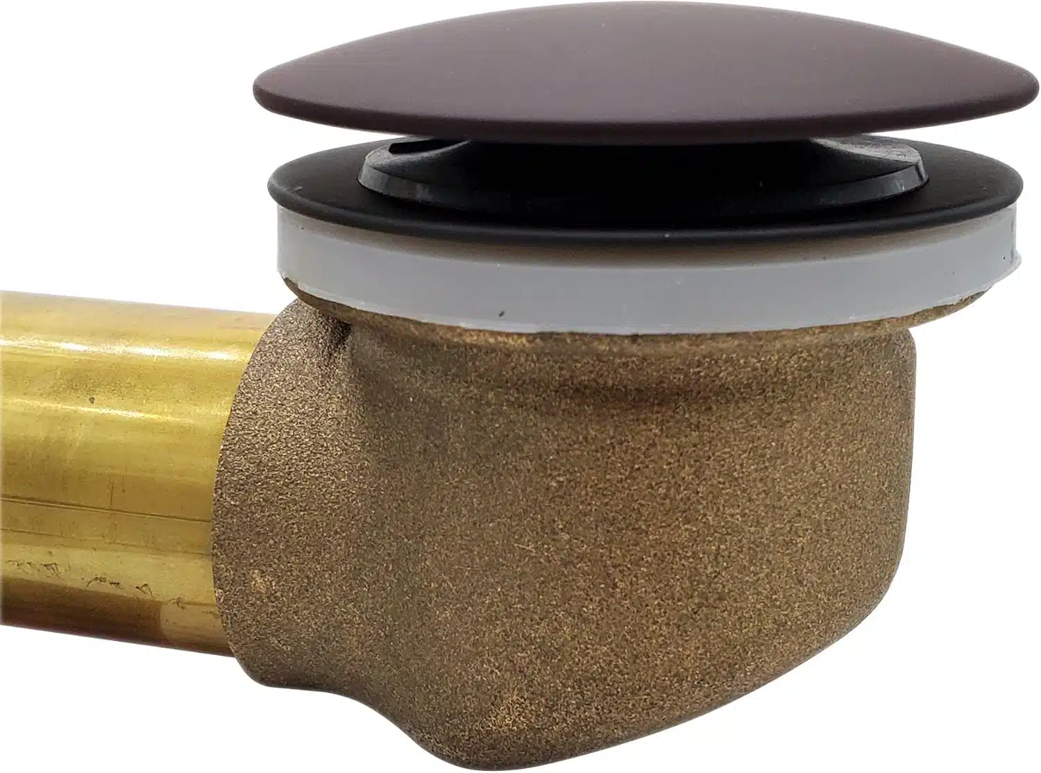 Illusionary Fully Finished for Exposed Installations Ball Joint Overflow with ADA Approved Tip-Toe Drain - Image 6