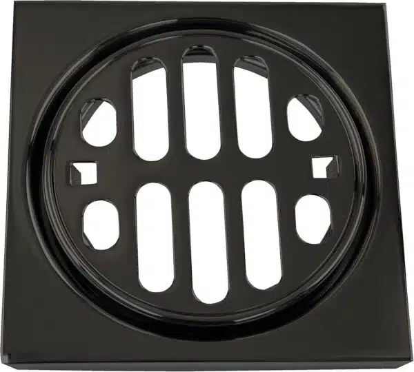 Frank Pattern Snap-In Shower Strainer Grill, Square & Crown