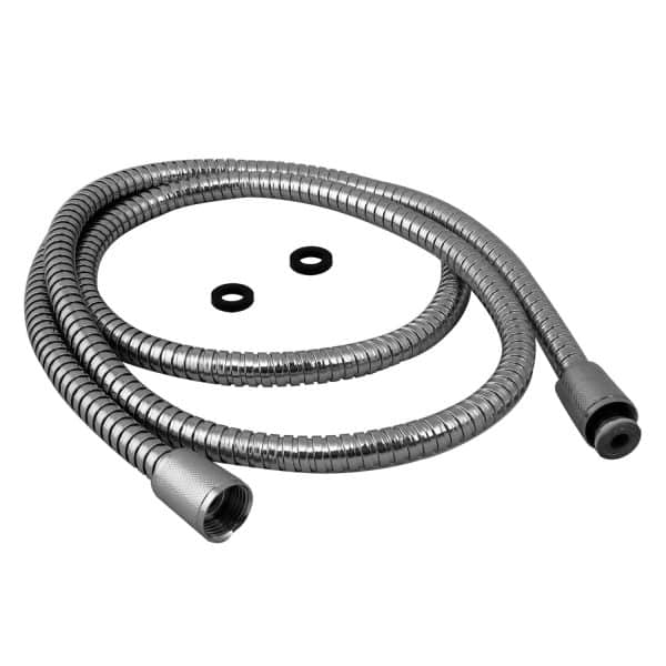 72" Brass Hose for Hand Shower, Polished Chrome