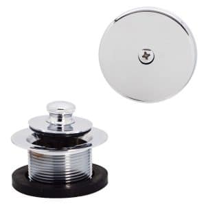 Twist & Close Tub Trim Set with One-Hole Overflow Faceplate
