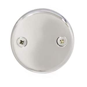 3-1/8" Two-Hole Overflow Face Plate and Screws