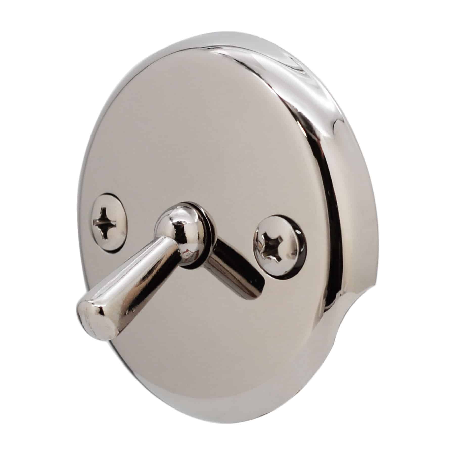 3-1/8" Two-Hole Trip Lever Overflow Face Plate and Screws