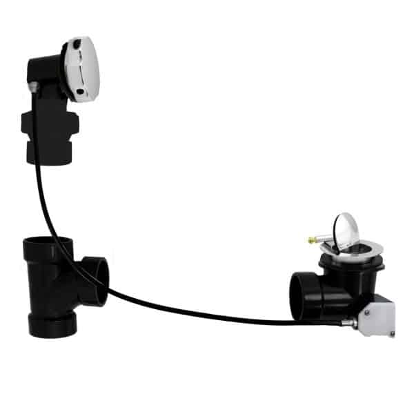 Sch. 40 ABS 35 in. Cable Drive Bath Waste - Ball Joint Head