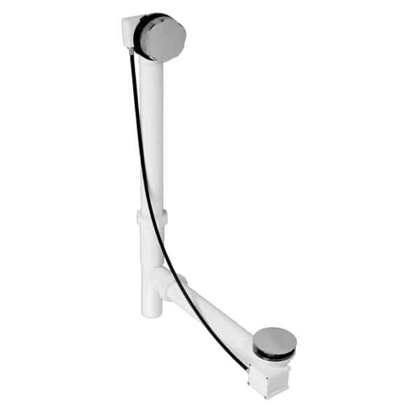 Tubular 35 in. Cable Drive Bath Waste