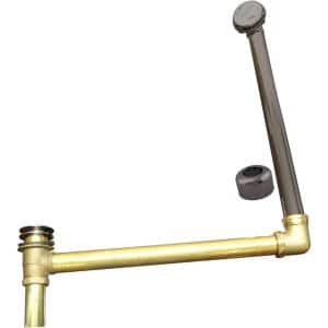 24" Direct Outlet Semi-Exposed Waste & Overflow with Tip-Toe Drain