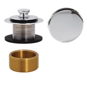 Twist & Close Universal Tub Trim with Floating Faceplate