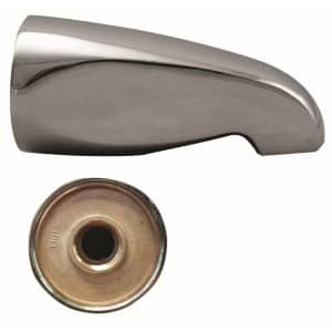 5-1/2" Reach Brass Wall Mount Tub Spout