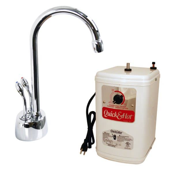 Develosah 2-Handle Hot and Cold Water Dispenser with Instant Heating Tank