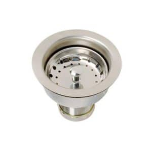 Double Cup Chrome Basket Strainer