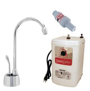 Velosah 9" 1-Handle Hot Water Dispenser Faucet with Instant Hot Tank